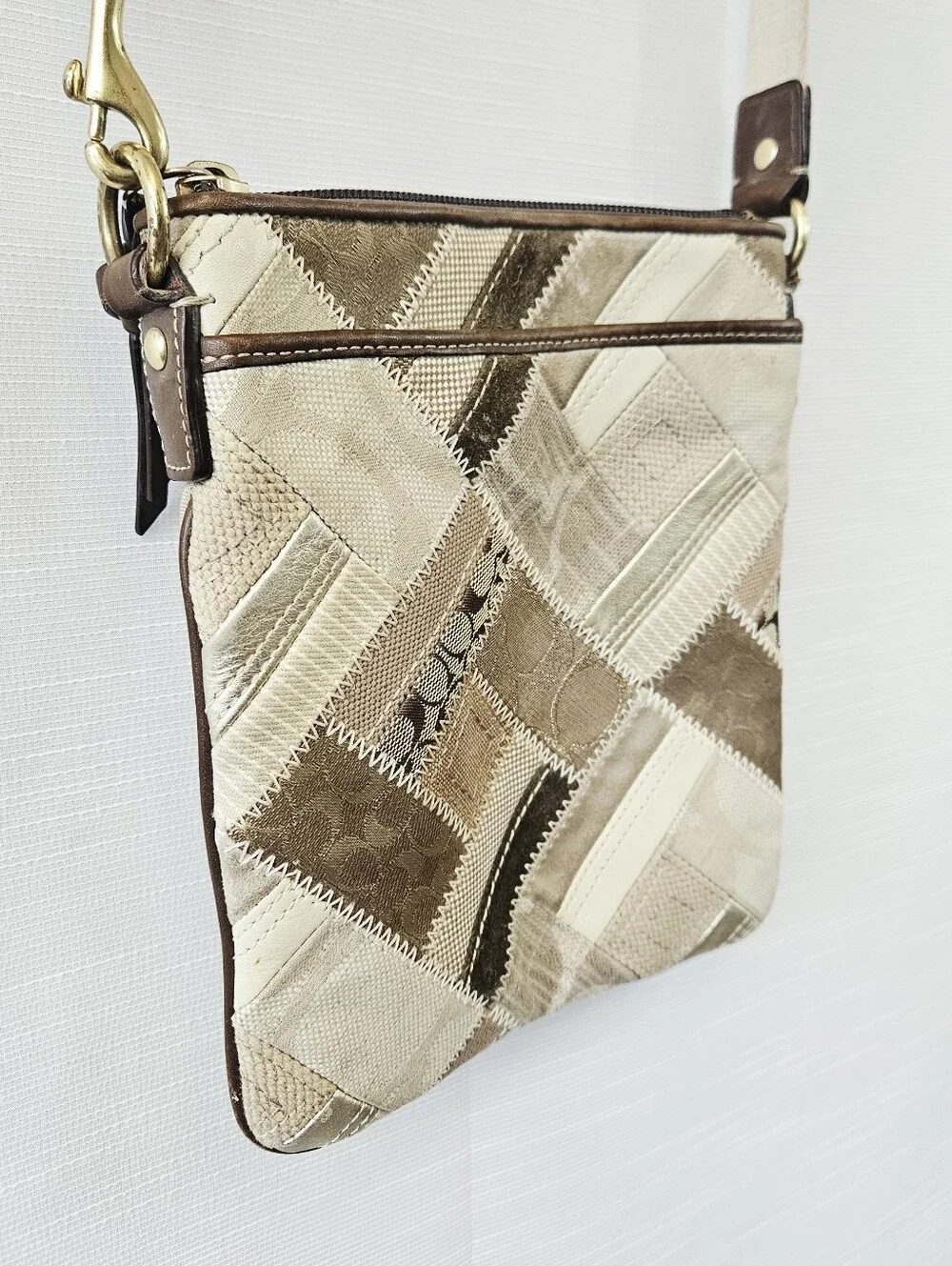 Vintage Coach Y2K Patchwork Crossbody
